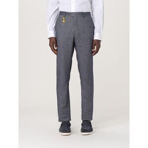 Manuel Ritz Pants Men Blue